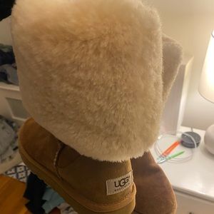 Chestnut brown high uggs